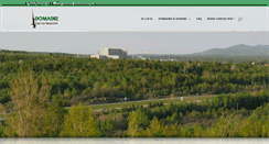 Desktop Screenshot of domainevuesurbeauvoir.com